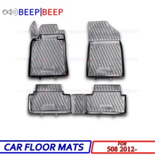 Для peugeot 508 2012-автомобильные коврики ковры авто коврик защита от пыли водонепроницаемые Тюнинг автомобилей интерьера