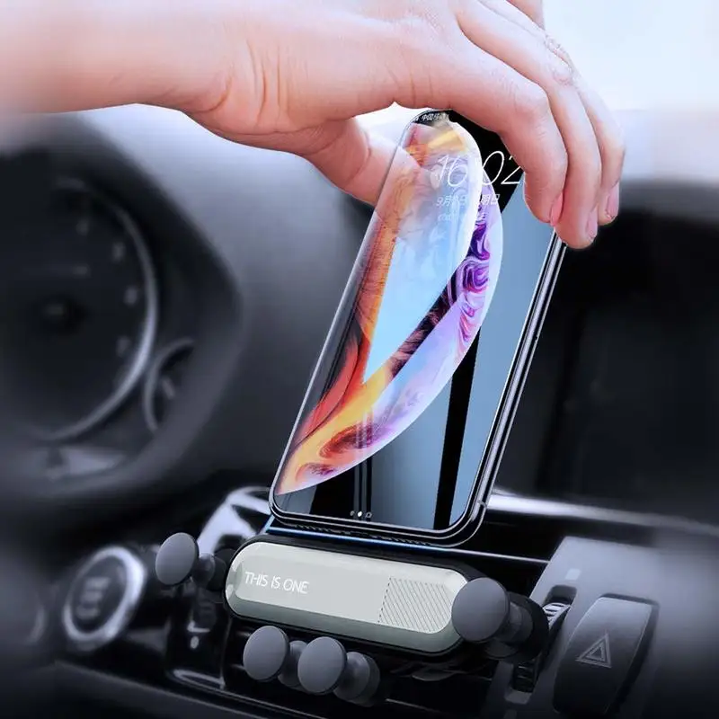 Это универсальный автомобильный держатель для телефона IPhone samsung Xiaomi huawei Gravity Air Vent, автомобильная Зажимная подставка