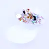 5pcs Plastic Round Or Green Rectangular Rhinestone Tray Tool Acrylic Plate Case Storage Nail Art Diy Rhinestones Tray Container ► Photo 3/6
