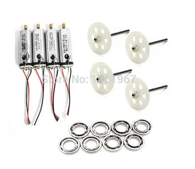 JJRC H26 H26C H26D H26W RC Квадрокоптер запасной части CCW мотор + Шестерня 8 шт