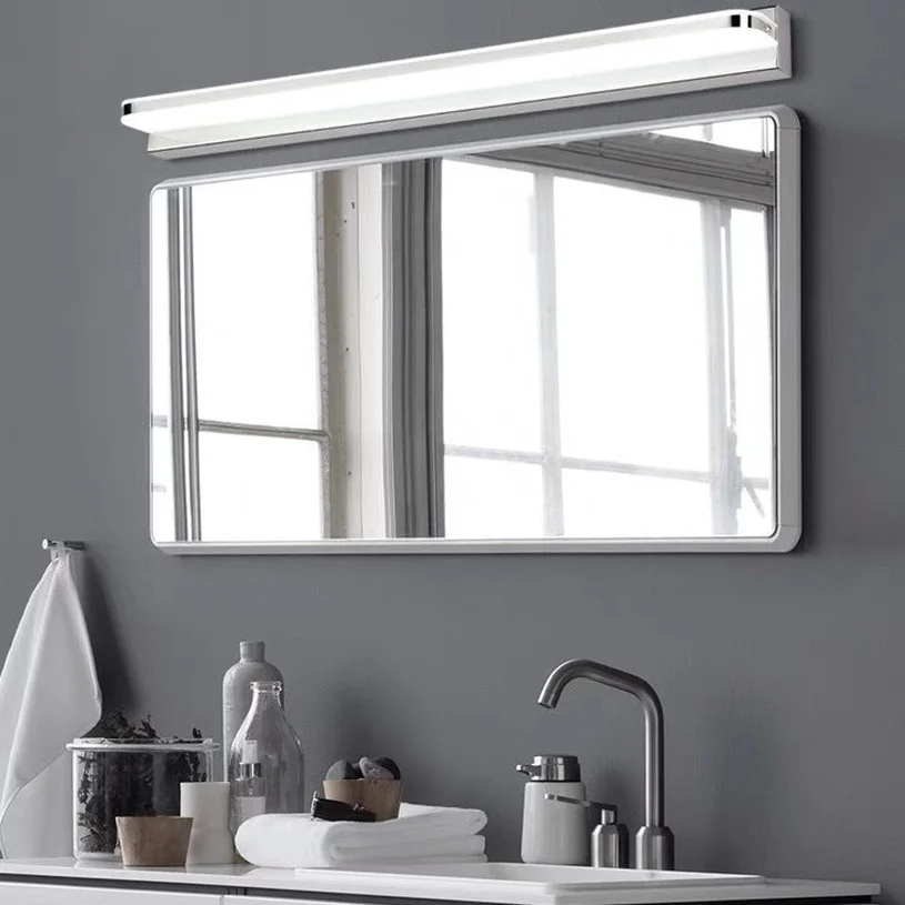  Makeup Vanity Table Vanity Light Makeup Bath Room Mirror Lights Restroom Toilet Long Strip Mirror L