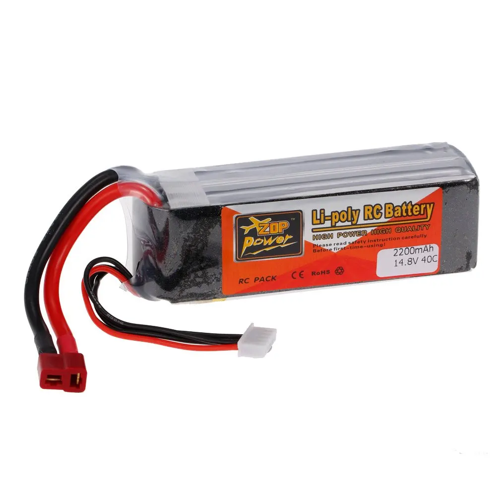 ZOP питания 4S 14,8 V 2200 Mah 40C Lipo Батарея для Qav250 280 F330 Fpv Quadcopter Rc автомобилей Лодка