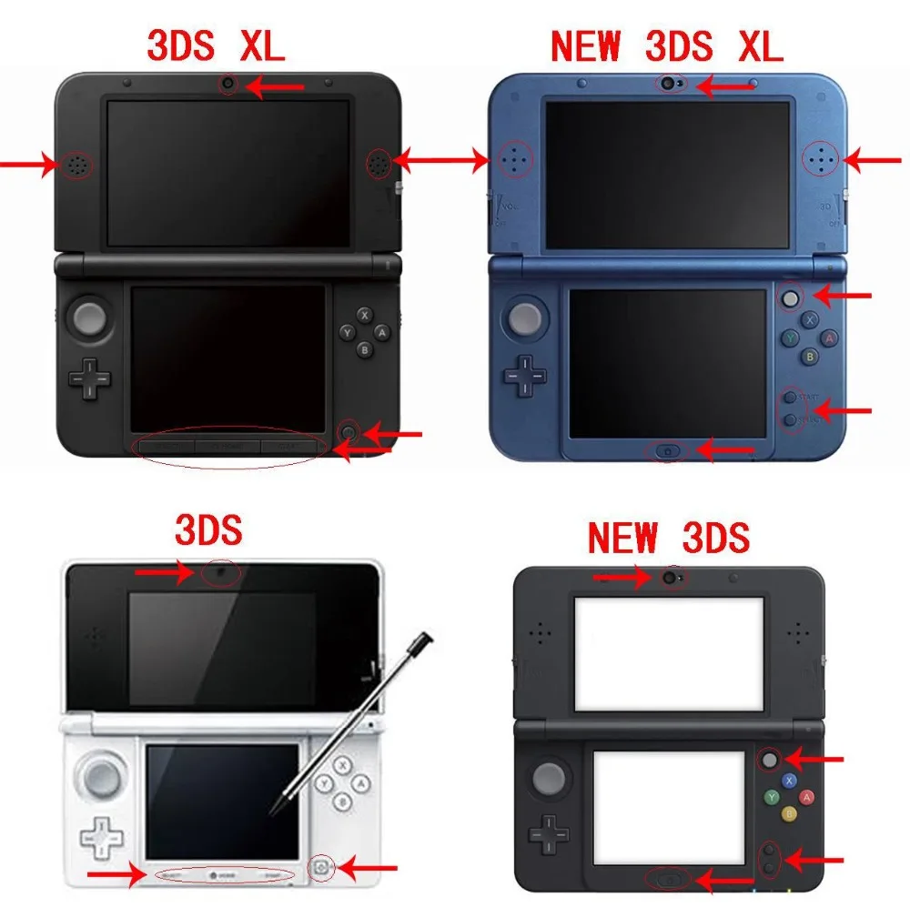315 Okami Wolf высокий виниловый защитный стикер для Nintendo New 3DS XL LL скины стикеры s|protector