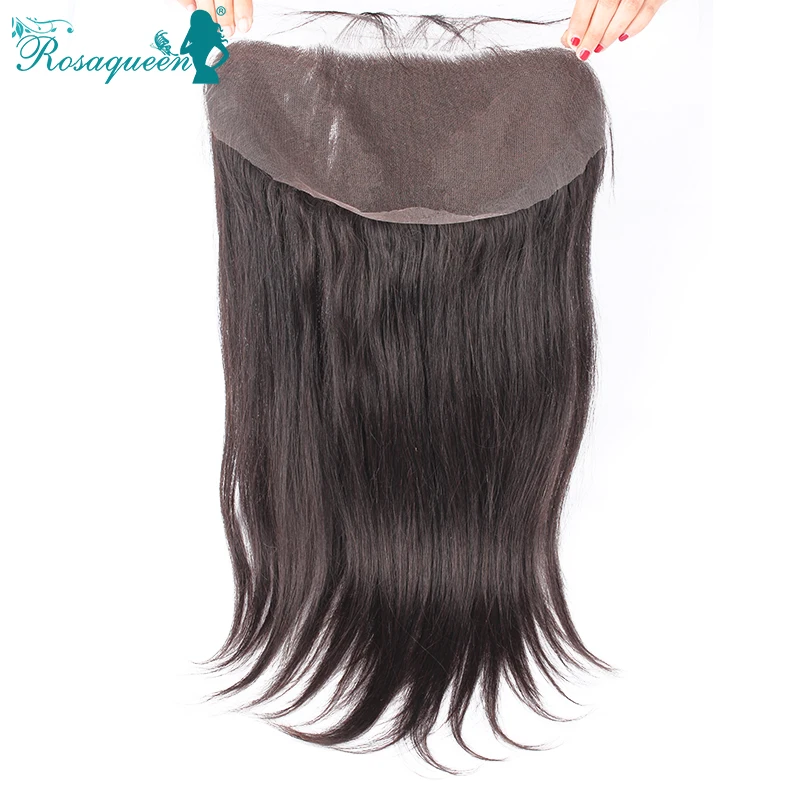 

7A 13x6 Lace Frontal Closure Brazilian Virgin Hair Straight Human Hair Lace Front 8-20inch 13X6" Free Shipping Lace Closure