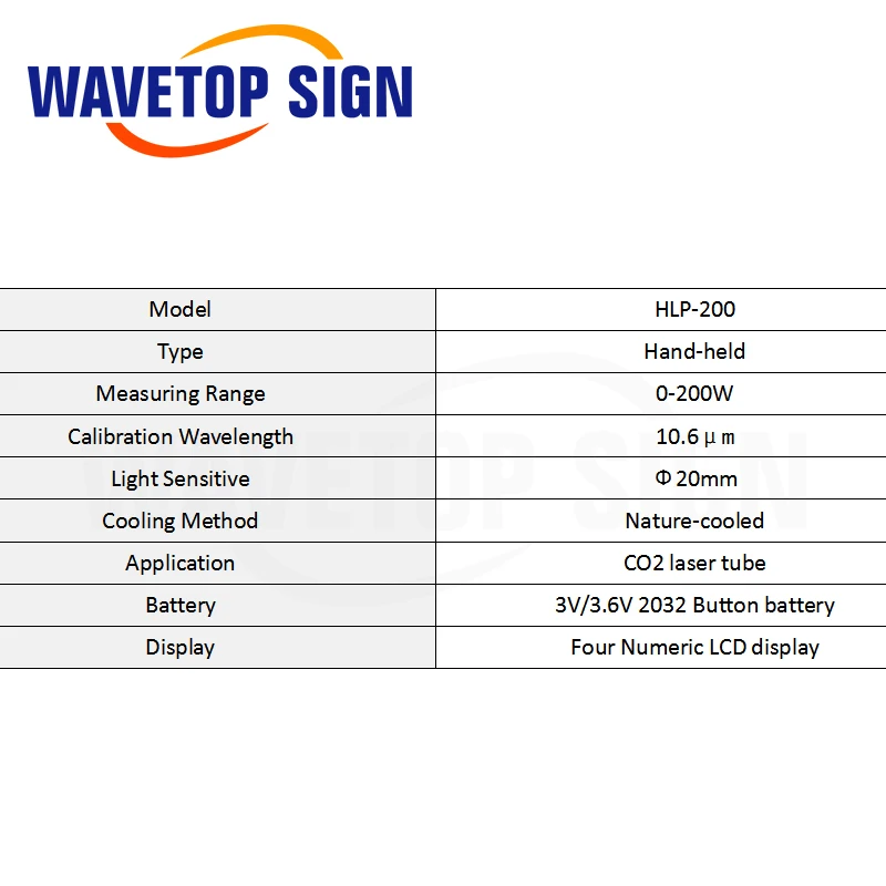 WaveTopSign Модернизированный Высокая точность портативных CO2 лазерная трубка