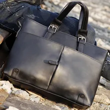 Кожаная мужская сумка, сумка на одно плечо, косая сумка, деловой портфель