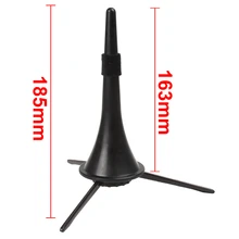 Portable Plastic Clarinet Flute Stand Bracket Holder Musical Instrument Tripod Rack with Detachable Foldable Metal Legs