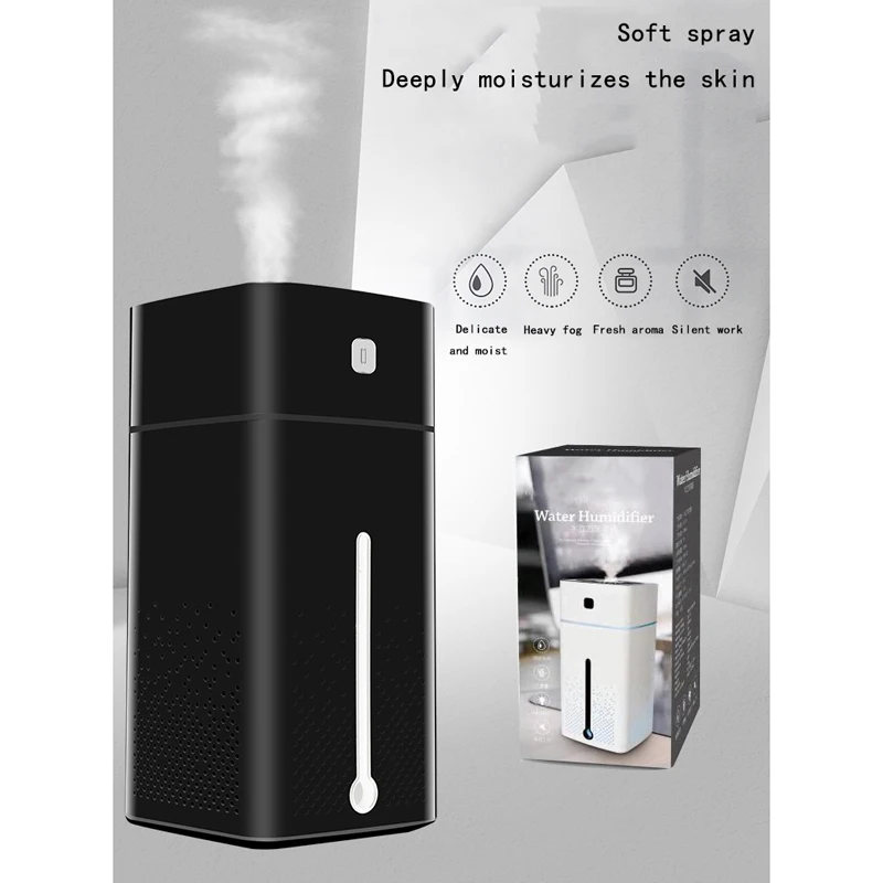 

New 1000ML Ultrasonic Air Humidifier colorful USB Diffuser Aroma Essential Oil 7 Color LED Night Light Mist Purifier Maker