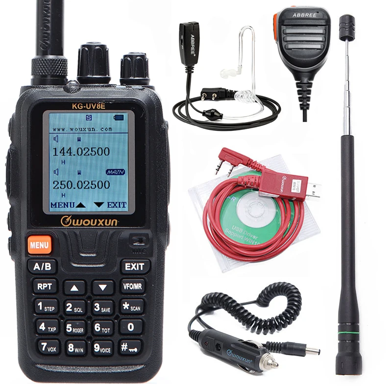 Двухдиапазонная рация Wouxun KG UV8E Tri Band 136 174/220 260/400 мгц двухдиапазонный ретранслятор