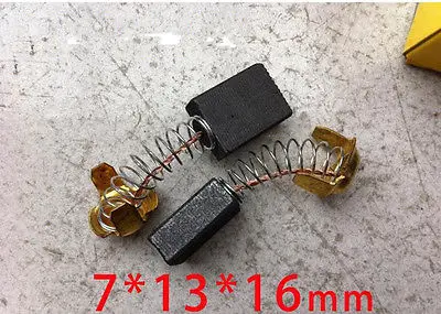 

2 pcs 5/8" x 33/64" x 7/25" Motor Carbon Brushes for Electric Drill 7x13x18mm Car