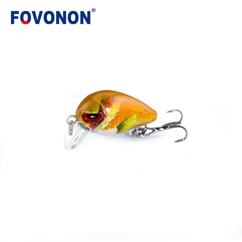 FOVONON мини Картеры 1 шт. рыболовная приманка 3 см 8 г крошечные высокого качества