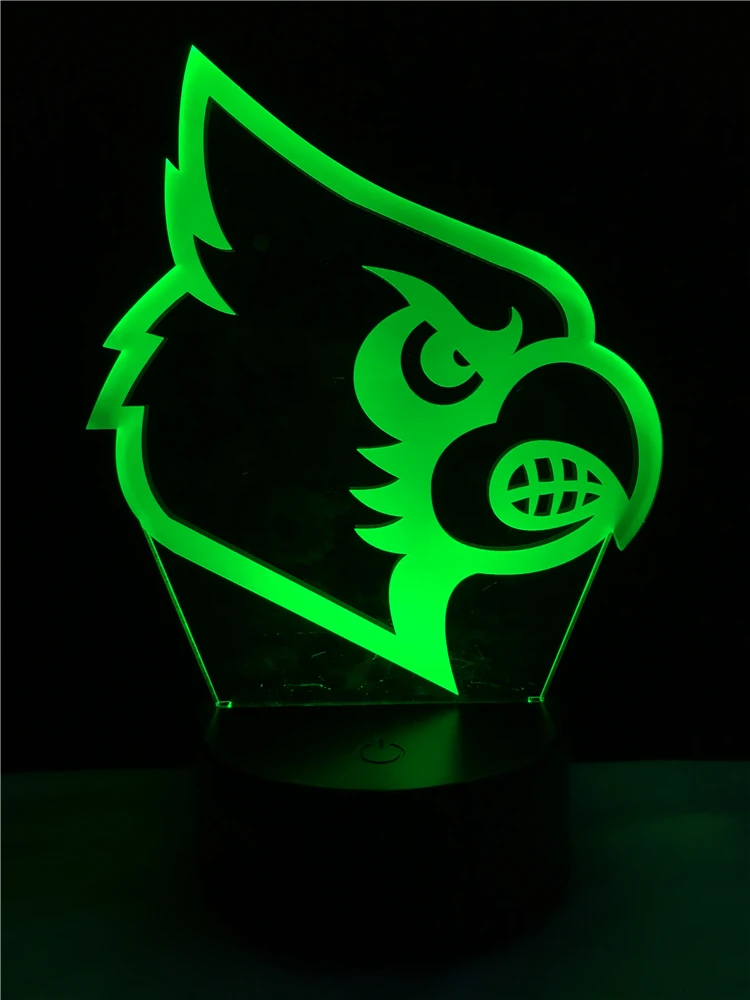 2018 الساخن الرياضة فريق شعار الطيور الوهم 7 لون التدرج ليلة الخفيفة الرياضية المشجعين حزب مهرجان عيد الطفل الاطفال اللعب الهدايا