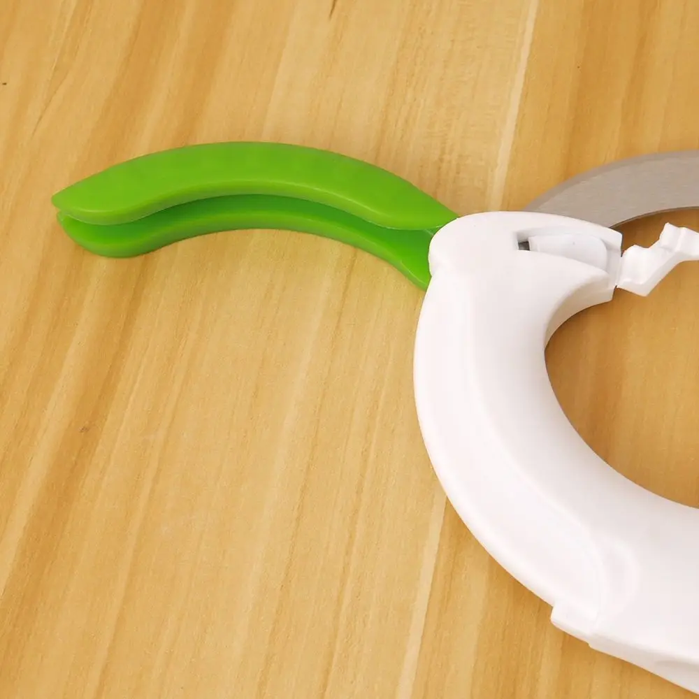 Kitchen tools gadgets multifunction round knife Easy cut meat pizza Vegetable Chopper Slicer Cutter Handle circular Sharp Knife