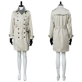 

Cosplay Remake Ada Wong Costume Full Suit Trenchcoat Dress Clothes Halloween Carnival Cosplay Costumes