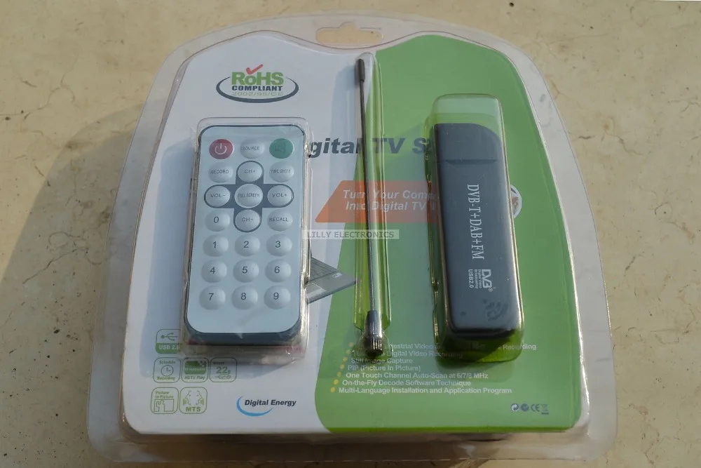 

DVB-T+DAB+FM USB DVB-T R820T+2832U SDR GPS w/ Antennan Aircraft Tracking