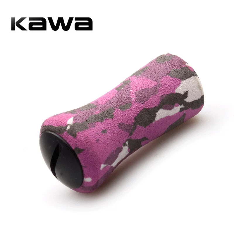 Kawa 1pc Fishing Reel Handle Knob Materials Camouflage EVA Lighte For Daiw/Shim Reel DIY Handle Accessory Include 2pcs Bearings