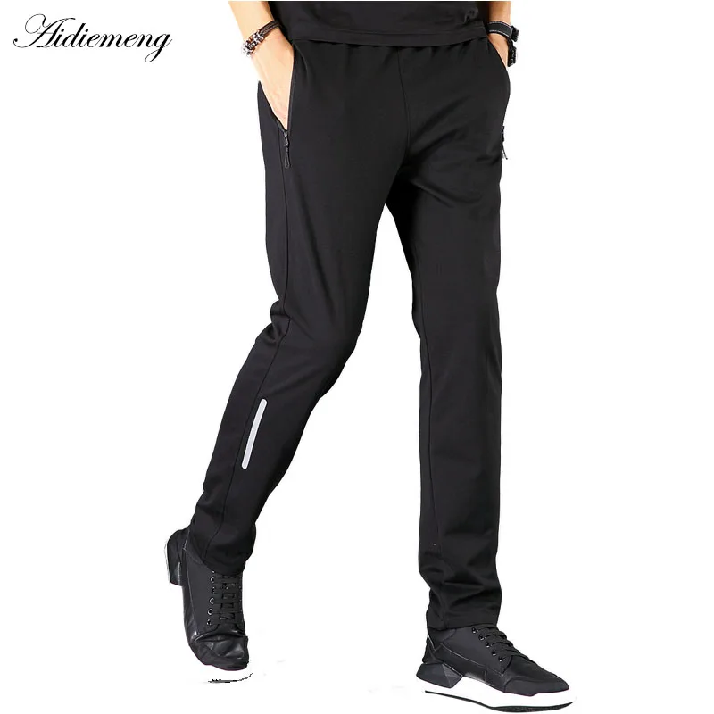 

Aidiemeng Sweatpants Men 2019 Spring Casual Pants Solid Elastic Cotton Male Workout Skinny Slim Fitness Active Pants Sportswear