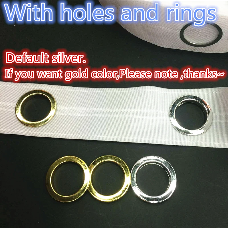 Accesorios para cortinas, cinta de de 7,5 cm de ancho con agujeros y anillos, cinturón de tela para ojales, arandelas|curtain curtains - AliExpress