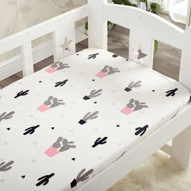 Buy Crib Sheet Pure Cotton Fitted Sheet for Newborns