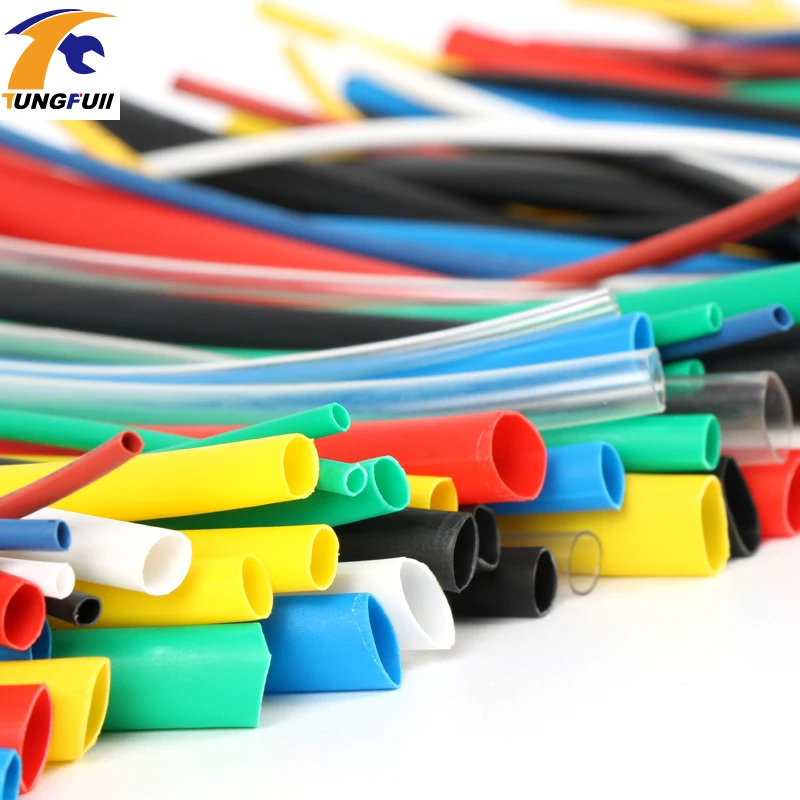 140 шт. термоусадочные трубки для автомобильных кабелей 7 цветов|cable sleeving kit|wire