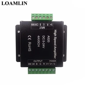 

RGB RGBW RGB+CCT Led Strip Light High Speed Amplifier DC5-24V