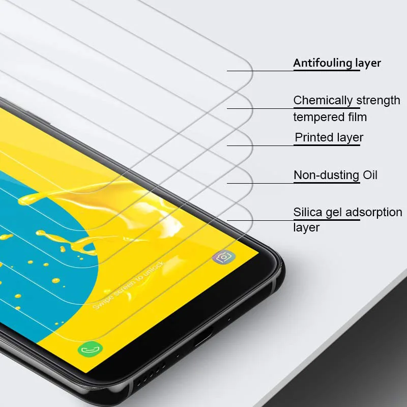 С уровнем твердости 9H закаленное Стекло для samsung Galaxy A7 A6 A8 плюс J4 Core J6 плюс A750F J600F A600F A530F пленка Экран протектор