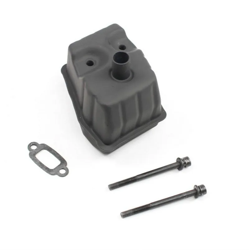 Глушитель выхлопной трубы для 23CC 26CC 29.5CC 30.5CC газовый двигатель Zenoah CY 1/5 HPI 5B 5T 5SC Rovan