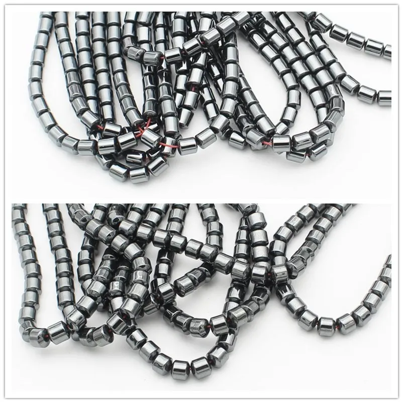 

Natural Hematite Drum Shape Beads 15inch per strand ,For DIY Jewelry making !We provide mixed wholesale for all items !