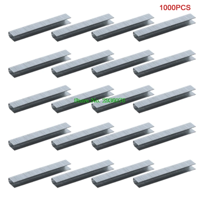 1000 шт u-образные скобы 12x6,3 мм гвозди для степлер-пистолет Прямая поставка поддержка