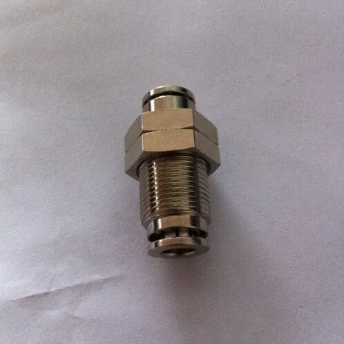 

3/8"mm Bulkhead Union pneumatic brass fitting