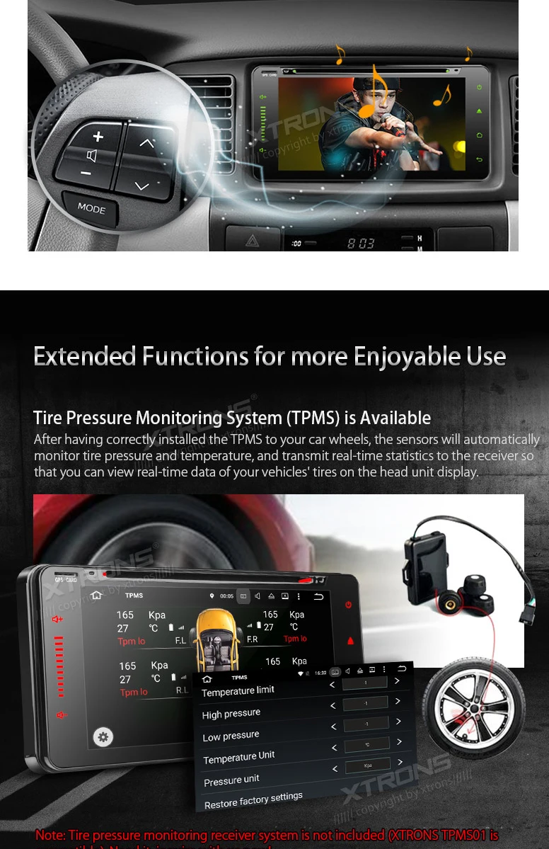 Flash Deal Android 6.0 OS 6.95" Octa-Core Car DVD for Toyota Vios 2003-2010 & FJ Cruiser 2003-2010 & Tundra 2003-2006 with 2GB RAM 32GB ROM 13