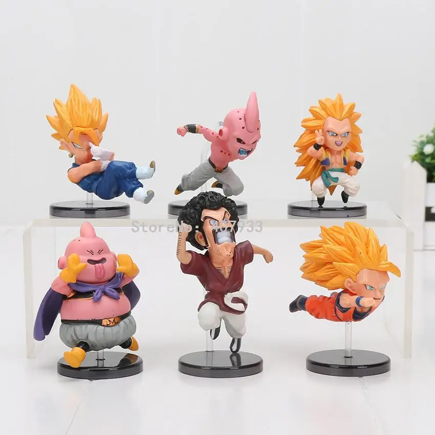 36 шт./компл. Dragon Ball Z история Гоку Majin Buu Vegetto Frieza Raditz Piccolo Вегета из ПВХ игрушечная фигурка-модель коллекции