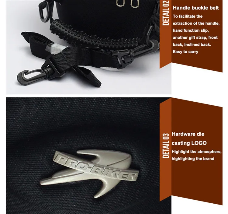 Capacete de Moto Bolsa de Volta Bolsa de Viagem Bolsas de Bagagem da Motocicleta Meia Full Assento Pacote Esportes Motocross 008 - 15 Cheap Baú top case