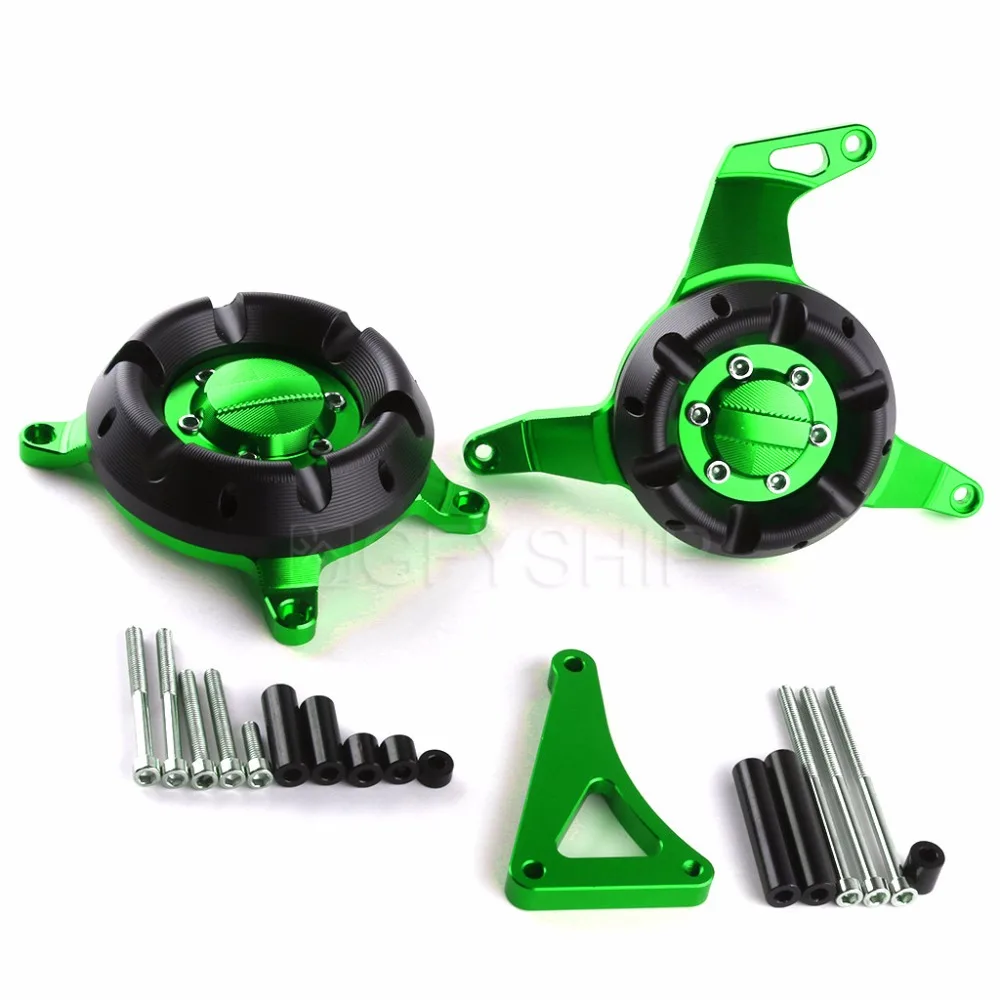 

Motorcycle Engine Stator Cover Falling Protection Crankcase Protector Accessories For Kawasaki Ninja 300 Ninja 250 Z250 Z300