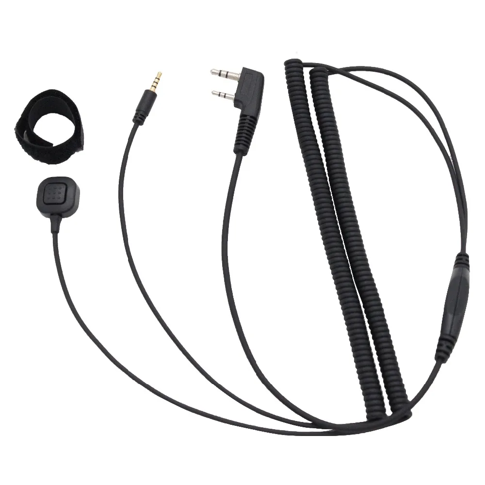 

Vimoto V3 V6 V8 V1098a V5s Bluetooth Helmet Headset Special Connecting Cable for Kenwood Baofeng UV-5R UV-82 GT-3 Two Way Radio