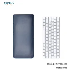Ultra-Thin Microfiber Leather Laptop Sleeve Case - Magic Keyboard2 (Matte Blue)