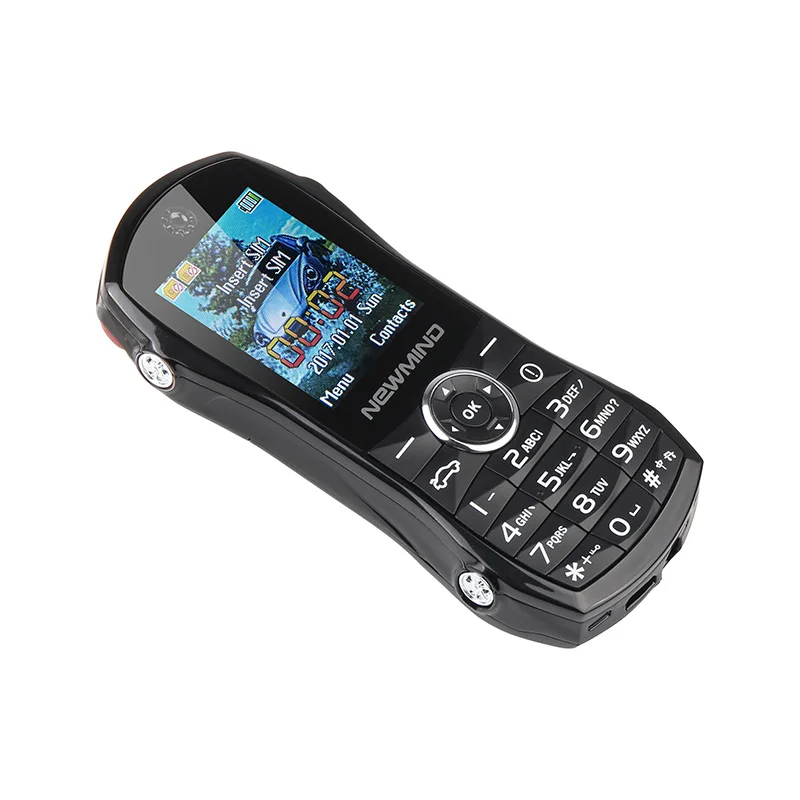Мини мобильный телефон моноблок ввиде автомобиля NEWMIND F1 + GSM900/1800 мГц Dual SIM карты FM