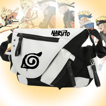 

Naruto Naruto Uzumaki Bags Anime Messenger Bag Canvas+patent leather school shoulder Handbags