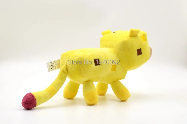 NEW Minecraft *Ocelot Yellow Cat* Plush Toy Factory Mojang Game *NWT* USA SELLER 
