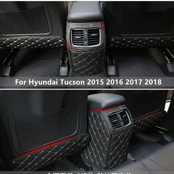 

Children's Kick mat Interior Refit Armrest box Rear seat Kick-proof mat For Hyundai Tucson 2015 2016 2017 2018 Car-covers
