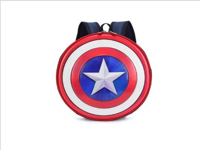 2018 Капитан Америка Детский Школьный рюкзак Суперсемейка мультфильм рюкзак прекрасный рюкзак для мальчиков и девочек Подростковая