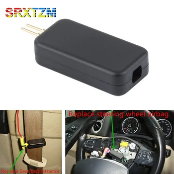 

SRXTZM 1PCS Airbag Simulator Emulator Diagnostic Tool Car Air Bag SRS System Repair Tools Universal for Auto Car SUV Truck Black