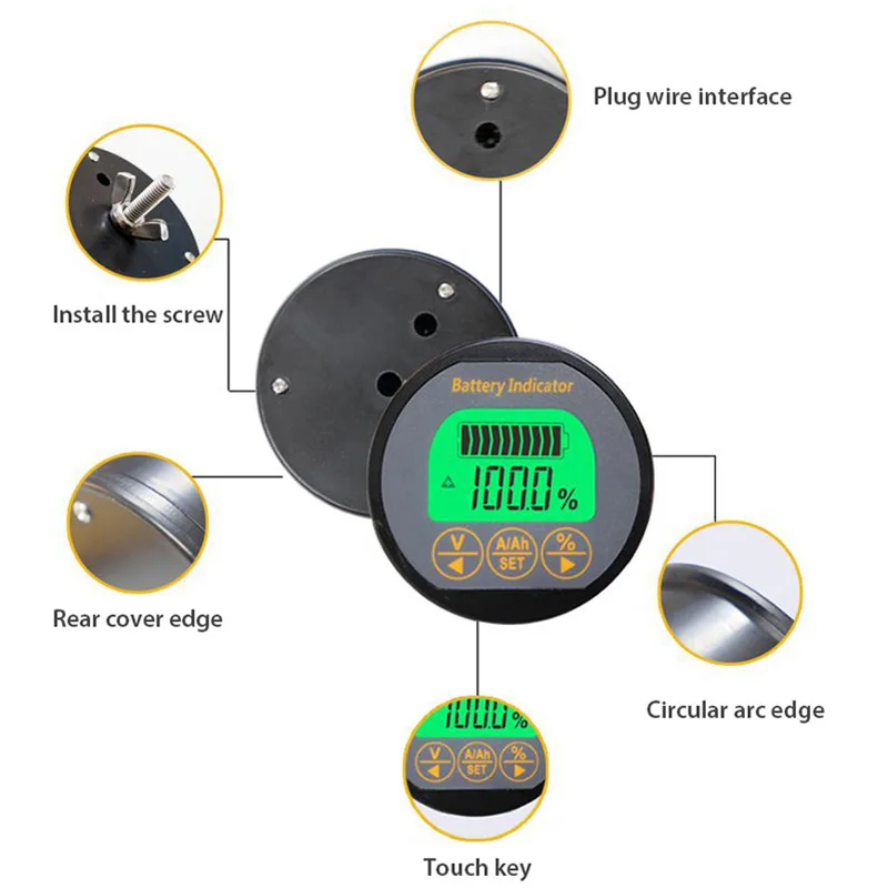 

DC8-80V 50A Battery Capacity Tester Coulometer TR16 Vehicle Battery Tester for Pb Li-lon LiFePo NiMH Nicd Pe Kinds of Battery