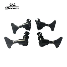 Uk Dream 4pcs/set 4R Black Electric Bass Tuners Machine Heads Tuning Pegs Keys Set With Mounting Screws & Ferrules Guitar Parts Uk Dream 4pcs/set 4R Black Electric Bass Tuners Machine Heads Tuning Pegs Keys Set With Mounting Screws & Ferrules Guitar Parts