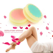 Случайный цвет! 1 шт. мягкий безболезненный Гладкий коврик для кожи ног для удаления волос для рук и лица, отшелушивающая губка для депиляции рук и ног