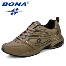BONA Outdoor Adult Men Road Running Jogging Walking Sports Shoes High Quality Lace-Up Breathable Male Sneakers Comfortable Shoes цена BONA Outdoor Adult Men Road Running Jogging Walking Sports Shoes High Quality Lace-Up Breathable Male Sneakers Comfortable Shoes цены онлайн
