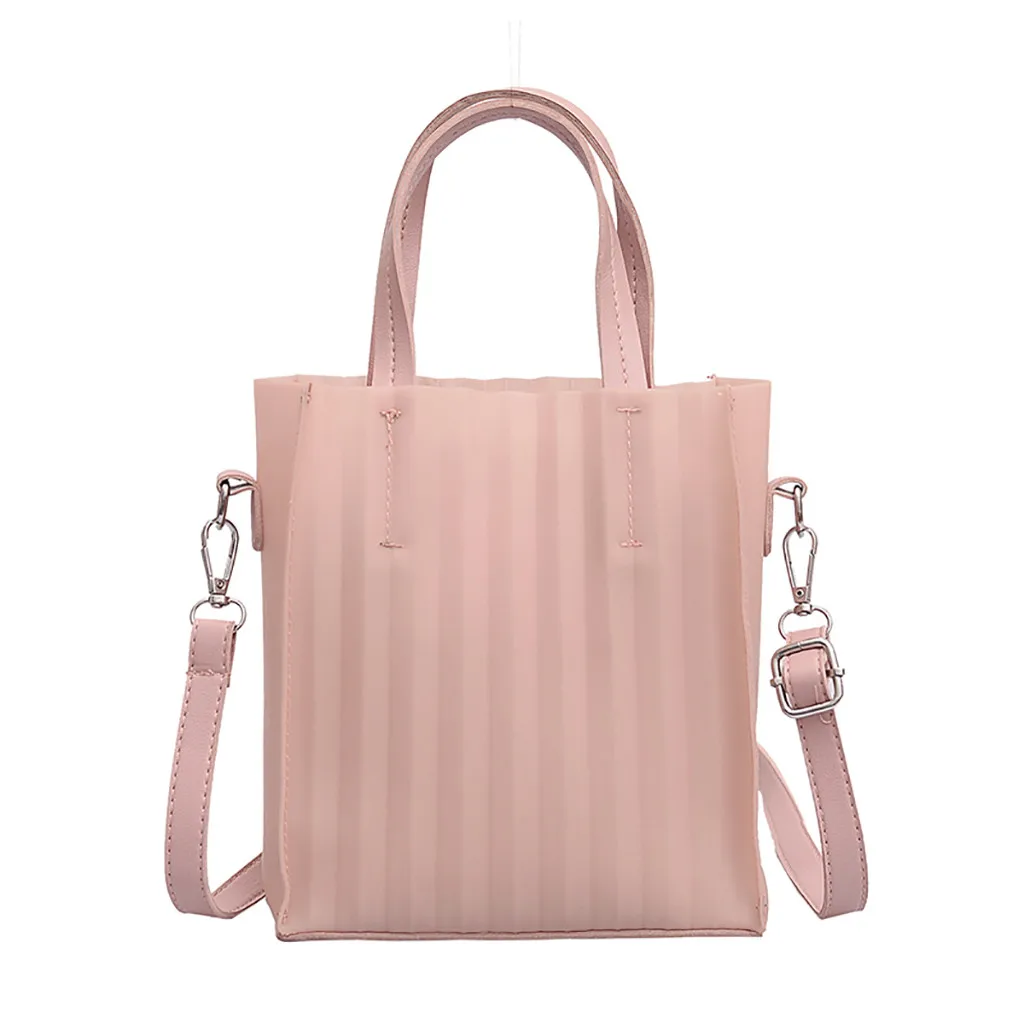 Сумки для лета, модная женская сумка, Женская волнистая Узорчатая лаконичная маленькая свежая сумка через плечо# YL5 - Цвет: Розовый