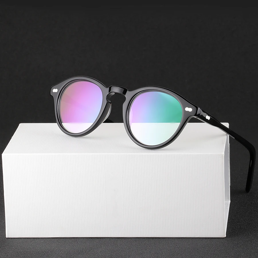 Высокое качество ацетат оправа для очков при близорукости очки оправа для мужчин и женщин ретро оптические очки оправа Oculos de grau