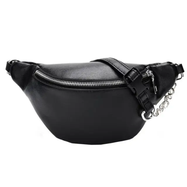Best sale Fanny Pack For Women Waist Bag Fashion Chain Leather Messenger Shoulder Bag super quality Sac A Dos Homme