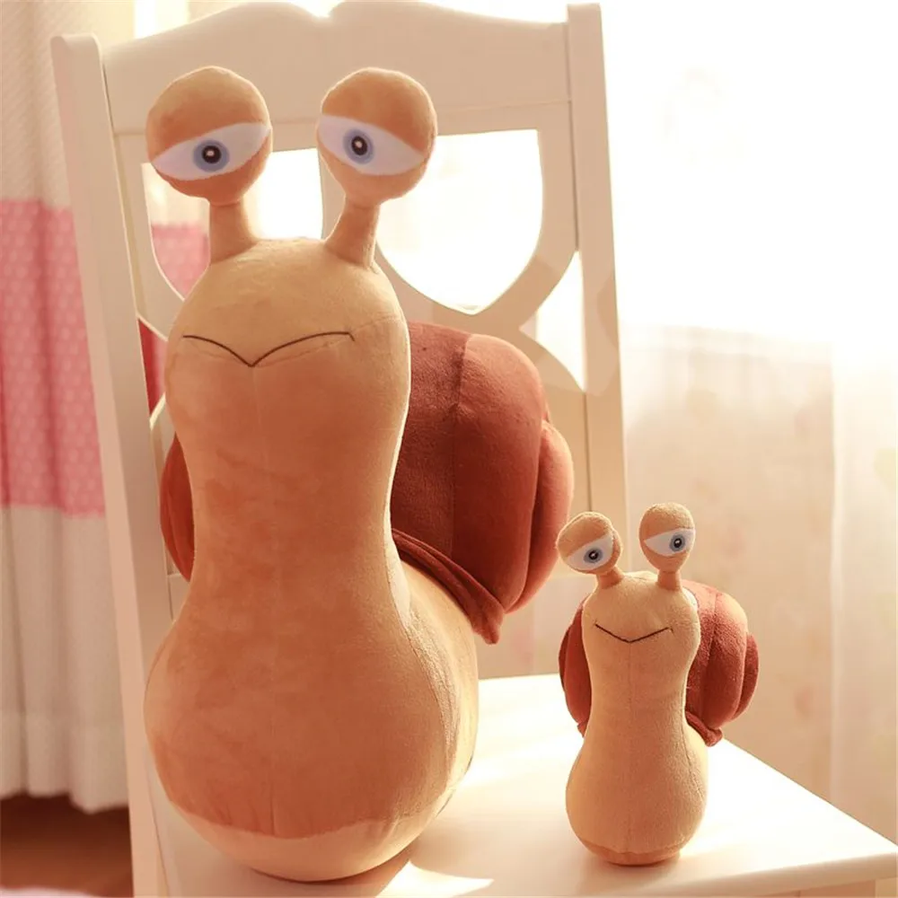 Dorimytrader Lovely Cartoon Snail Plush Toy Big Stuffed Animals Snails Pillow Doll for Kids Gift Decoration 50cm x 40cm DY50046 (1)